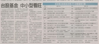 台股基金 中小型看旺